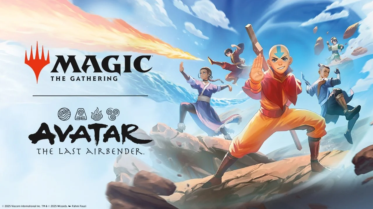 Magic: The Gathering x Avatar: The Last Airbender crossover set cards featuring the Four Nations